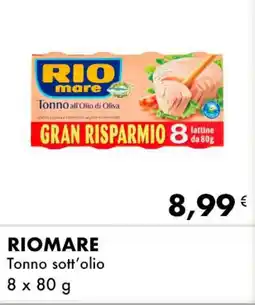 Iper Tosano RIOMARE Tonno sott'olio offerta