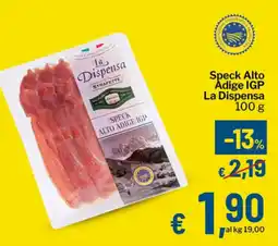 Qui Discount Speck Alto Adige IGP La Dispensa offerta