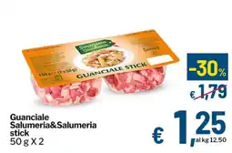 Qui Discount Guanciale Salumeria&Salumeria stick offerta