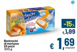 Qui Discount Bastoncini di merluzzo 10 pezzi offerta