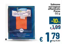 Qui Discount Salmone norvegese affumicato Puros offerta