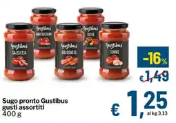 Qui Discount Sugo pronto Gustibus offerta