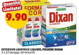 PENNY Detersivo lavatrice liquido, polvere DIXAN offerta