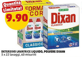 PENNY Detersivo lavatrice liquido, polvere DIXAN offerta