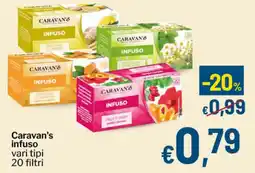 Qui Discount Caravan's infuso offerta