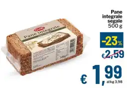 Qui Discount Pane integrale segale offerta