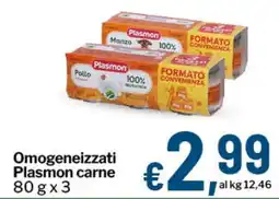 Qui Discount Omogeneizzati Plasmon carne offerta