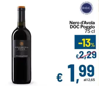 Nero d'Avola DOC Poggio