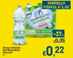 Qui Discount Acqua minerale San Benedetto easy pet offerta