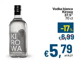 Qui Discount Vodka bianca Kirowa 37.5° offerta