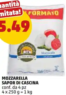 PENNY Mozzarella SAPOR DI CASCINA conf. da 4 pz offerta