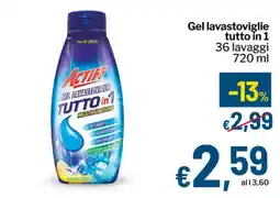 Qui Discount Gel lavastoviglie tutto in 1 offerta
