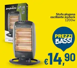 Qui Discount Stufa alogena oscillante Joyteck 1200w offerta
