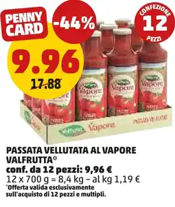 PENNY Passata vellutata al vapore VALFRUTTA offerta