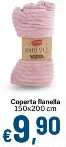 Qui Discount Coperta flanella 150x200 cm offerta