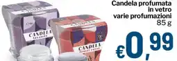 Qui Discount Candela profumata in vetro offerta