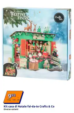 Action Kit casa di Natale fai-da-te Crafts & Co offerta