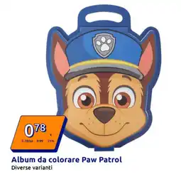 Action Album da colorare Paw Patrol offerta