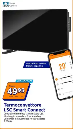 Action Termoconvettore LSC Smart Connect offerta