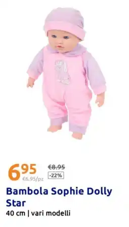 Action Bambola Sophie Dolly Star offerta