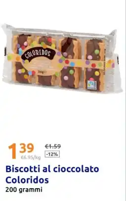 Action Biscotti al cioccolato Coloridos offerta