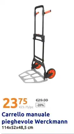 Action Carrello manuale pieghevole Werckmann offerta