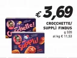Coal Crocchette/ supplì FINDUS offerta