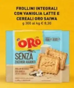 Coal Frollini integrali con vaniglia latte e cereali oro saiwa offerta