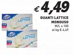 Coal Guanti lattice monouso offerta