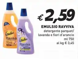 Coal EMULSIO RAVVIVA detergente parquet/ lavanda e fiori d'arancio offerta