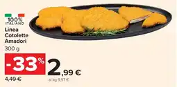 Carrefour Market Linea Cotolette Amadori offerta