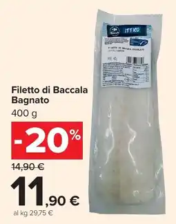 Carrefour Market Filetto di Baccala Bagnato offerta