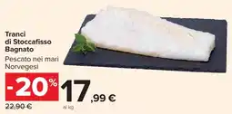 Carrefour Market Tranci di Stoccafisso Bagnato offerta