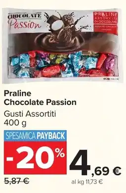 Carrefour Market Praline Chocolate Passion offerta