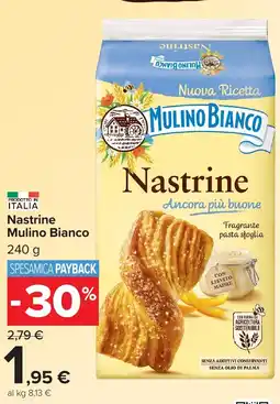 Carrefour Market Nastrine Mulino Bianco offerta