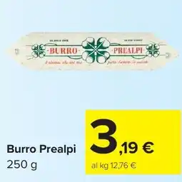 Carrefour Market Burro Prealpi offerta