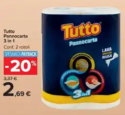 Carrefour Market Tutto Pannocarta 3 in 1 offerta