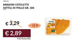 Prezzemolo e Vitale Amadori cotolette sottili di pollo offerta