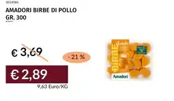 Prezzemolo e Vitale Amadori birbe di pollo offerta