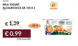 Prezzemolo e Vitale Mila yogurt all'albicocca offerta
