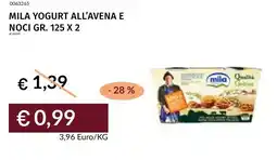 Prezzemolo e Vitale Mila yogurt all'avena e noci offerta