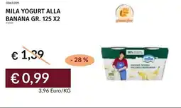 Prezzemolo e Vitale Mila yogurt alla banana offerta