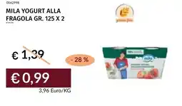 Prezzemolo e Vitale Mila yogurt alla fragola offerta