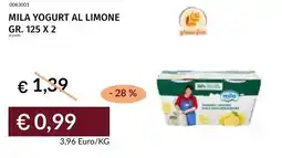 Prezzemolo e Vitale Mila yogurt al limone offerta