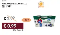 Prezzemolo e Vitale Mila yogurt al mirtillo offerta