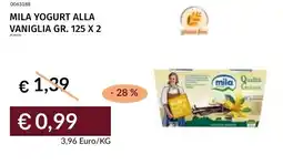 Prezzemolo e Vitale Mila yogurt alla vaniglia offerta