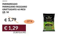 Prezzemolo e Vitale Parmareggio parmigiano reggiano grattugiato 40 mesi offerta