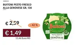 Prezzemolo e Vitale Buitoni pesto fresco alla genovese offerta