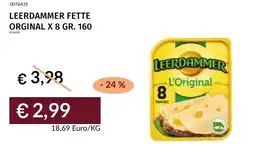 Prezzemolo e Vitale Leerdammer fette orginal offerta