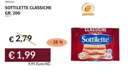 Prezzemolo e Vitale Sottilette classiche offerta